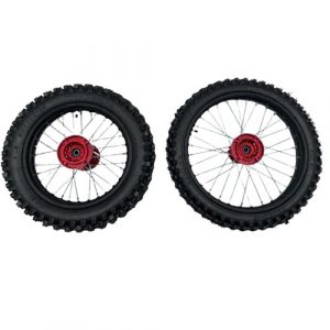 Dirt bike pit bike 70/100-17" front wheel 90/100-14" rear wheel CNC hub